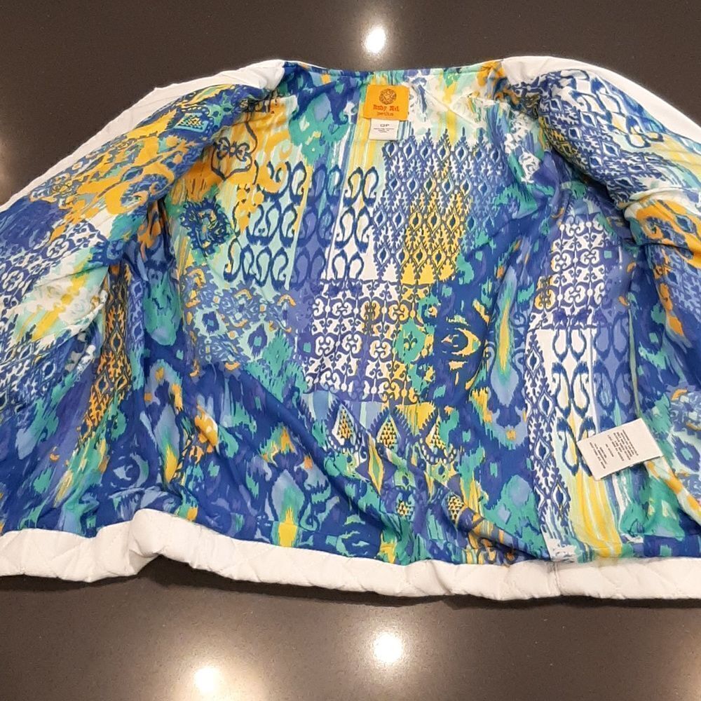 Ruby Rd White Quilted Women's Jacket - Picture 7 of 10